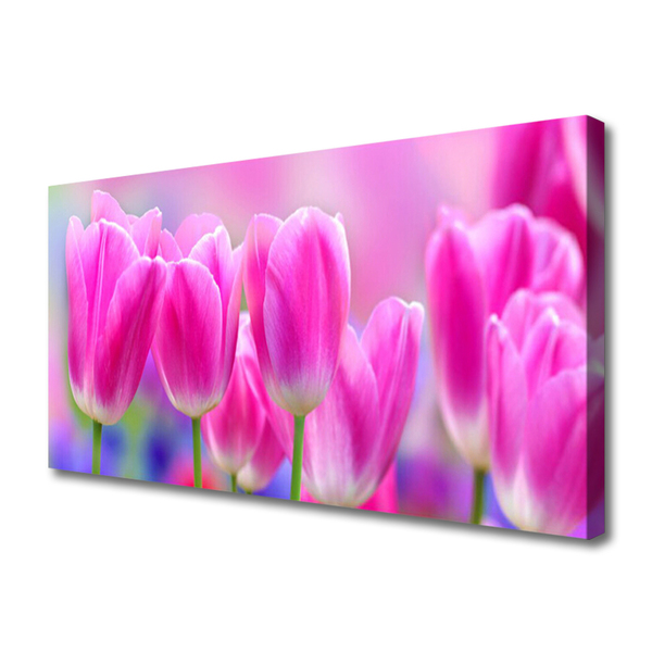 Canvas Kunstdruck Tulpen Pflanzen