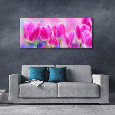 Canvas Kunstdruck Tulpen Pflanzen