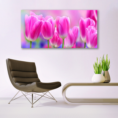 Canvas Kunstdruck Tulpen Pflanzen