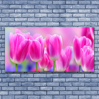 Canvas Kunstdruck Tulpen Pflanzen