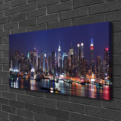 Canvas Kunstdruck Wolkenkratzer Großstadt Gebäude
