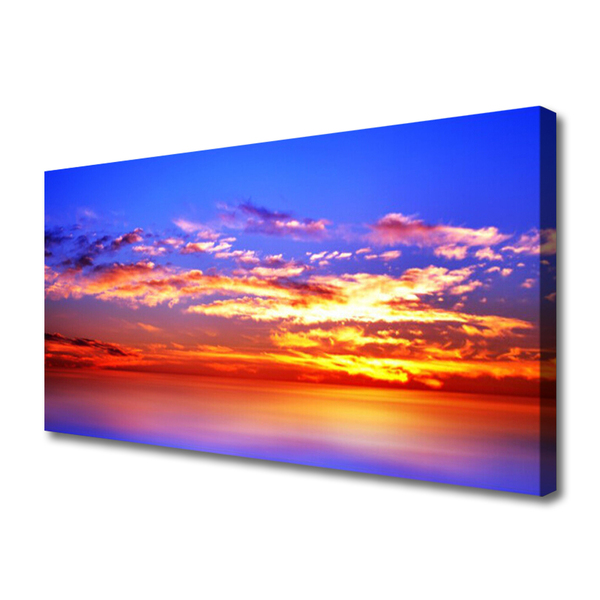 Canvas Kunstdruck Himmel Wolken Meer Landschaft