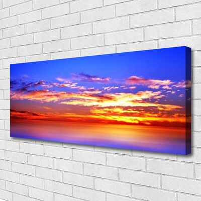 Canvas Kunstdruck Himmel Wolken Meer Landschaft