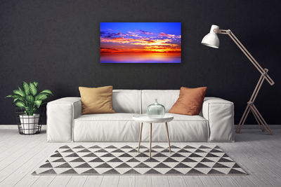 Canvas Kunstdruck Himmel Wolken Meer Landschaft