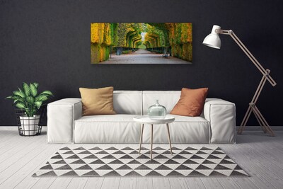 Canvas Kunstdruck Park Herbst Garten Natur