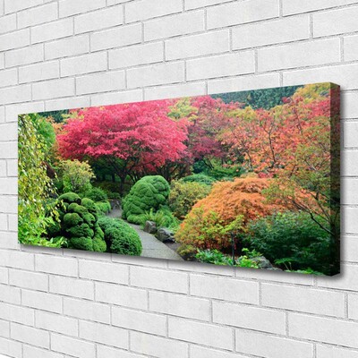 Canvas Kunstdruck Garten Blütenbaum Natur