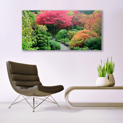 Canvas Kunstdruck Garten Blütenbaum Natur