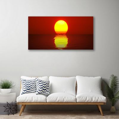 Canvas Kunstdruck Sonnenuntergang Meer Landschaft