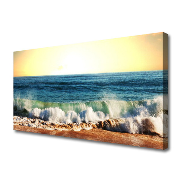 Canvas Kunstdruck Meer Strand Landschaft