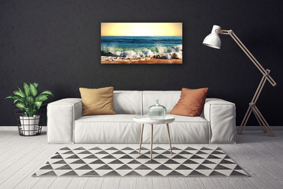 Canvas Kunstdruck Meer Strand Landschaft