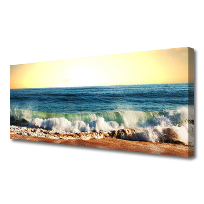 Canvas Kunstdruck Meer Strand Landschaft