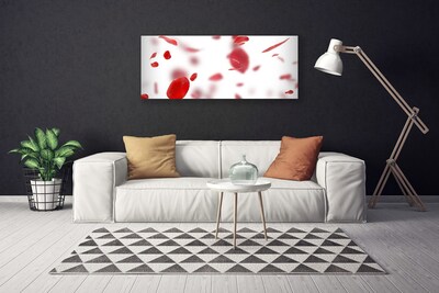 Canvas Kunstdruck Rosenblätter Pflanzen