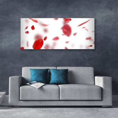 Canvas Kunstdruck Rosenblätter Pflanzen
