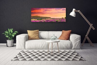 Canvas Kunstdruck Wiese Blumen Landschaft