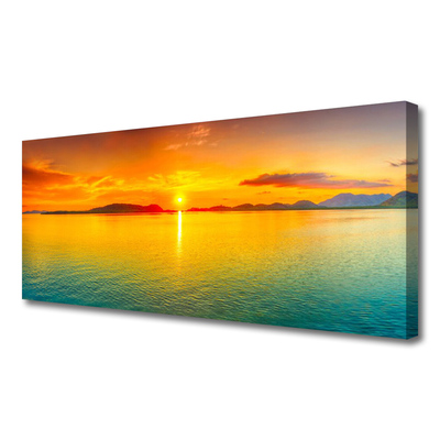 Canvas Kunstdruck Meer Sonne Landschaft