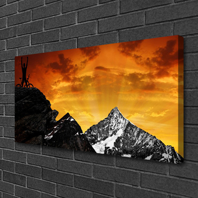 Canvas Kunstdruck Gebirge Landschaft