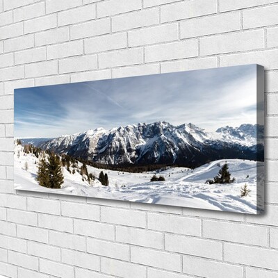 Canvas Kunstdruck Gebirge Landschaft