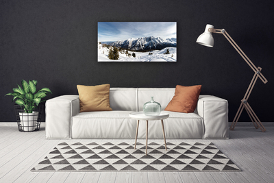 Canvas Kunstdruck Gebirge Landschaft