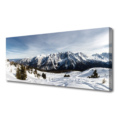 Canvas Kunstdruck Gebirge Landschaft