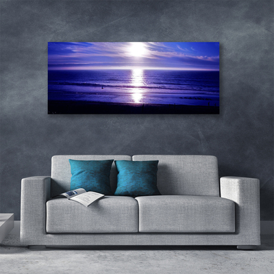 Canvas Kunstdruck Meer Sonne Landschaft