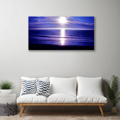 Canvas Kunstdruck Meer Sonne Landschaft