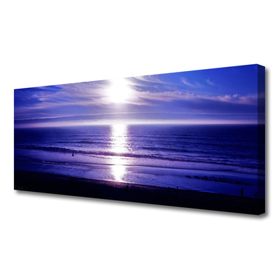 Canvas Kunstdruck Meer Sonne Landschaft