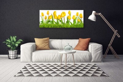 Canvas Kunstdruck Tulpen Pflanzen