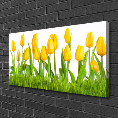 Canvas Kunstdruck Tulpen Pflanzen