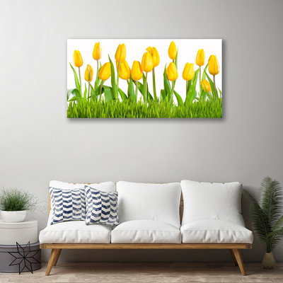 Canvas Kunstdruck Tulpen Pflanzen