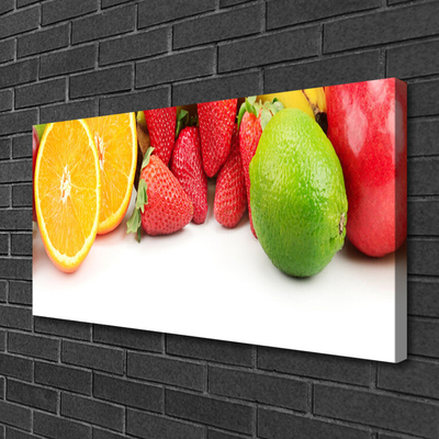 Canvas Kunstdruck Früchte Küche