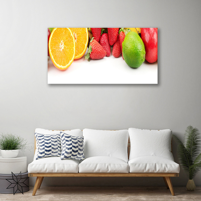 Canvas Kunstdruck Früchte Küche