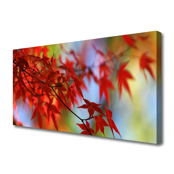 Canvas Kunstdruck Blätter Natur