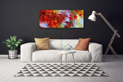 Canvas Kunstdruck Blätter Natur