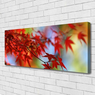 Canvas Kunstdruck Blätter Natur