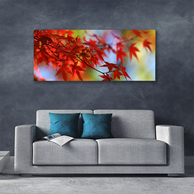 Canvas Kunstdruck Blätter Natur