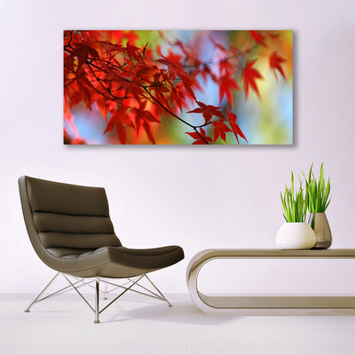 Canvas Kunstdruck Blätter Natur