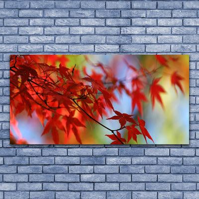 Canvas Kunstdruck Blätter Natur