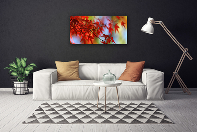 Canvas Kunstdruck Blätter Natur