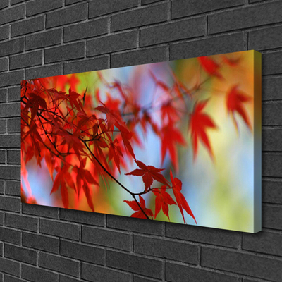 Canvas Kunstdruck Blätter Natur
