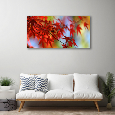 Canvas Kunstdruck Blätter Natur