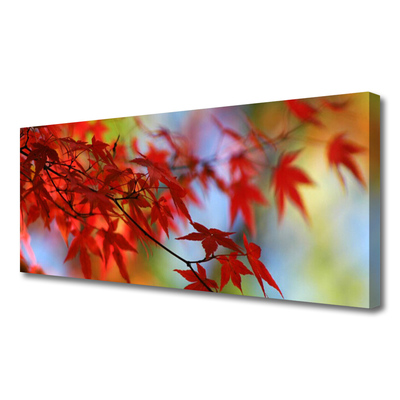 Canvas Kunstdruck Blätter Natur