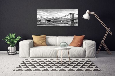 Canvas Kunstdruck Brücke Architektur