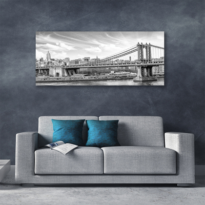 Canvas Kunstdruck Brücke Architektur