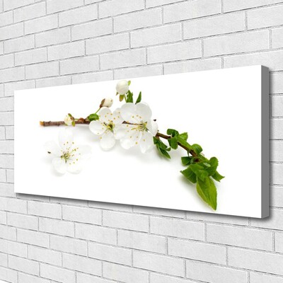 Canvas Kunstdruck Blumen Zweig Natur