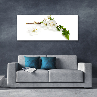 Canvas Kunstdruck Blumen Zweig Natur