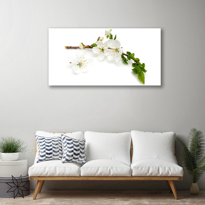 Canvas Kunstdruck Blumen Zweig Natur