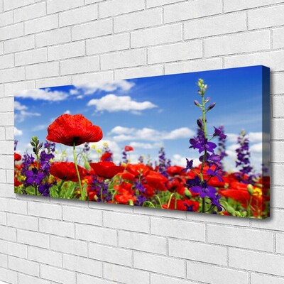 Canvas Kunstdruck Blumen Natur