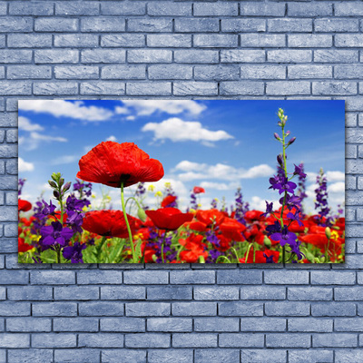 Canvas Kunstdruck Blumen Natur