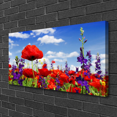 Canvas Kunstdruck Blumen Natur