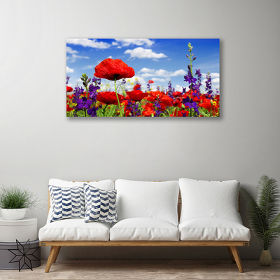 Canvas Kunstdruck Blumen Natur